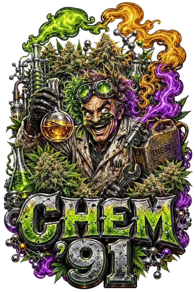 Chem '91 graphic T-shirt artwork
